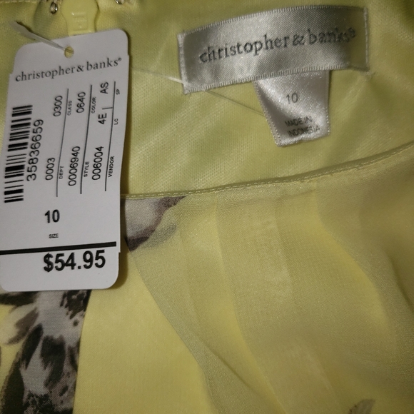 Christopher & Banks SZ 10 NWT - Picture 6 of 8